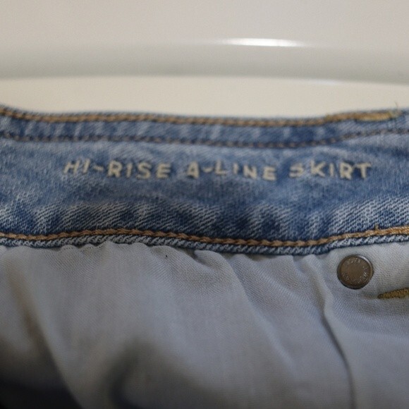 American Eagle Denim Mini Skirt 4 - Picture 8 of 10